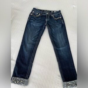 Miss me cropped jeans